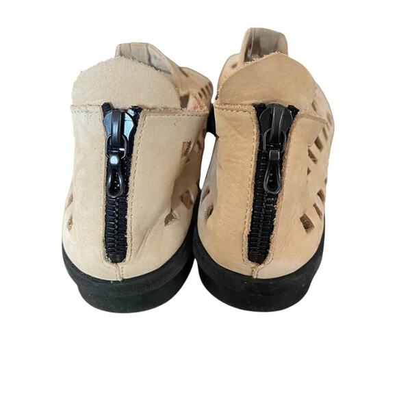 Arche Drick Natural Tan Leather Sandals size 38 size US 8 Perforations - Picture 10 of 13